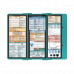 WhiteCoat Clipboard® Trifold - Teal Critical Care Edition